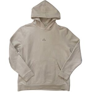 Holzweiler Hoodie Sweatshirt Jumper Hanger Logo Cream Long Sleeves Size XL